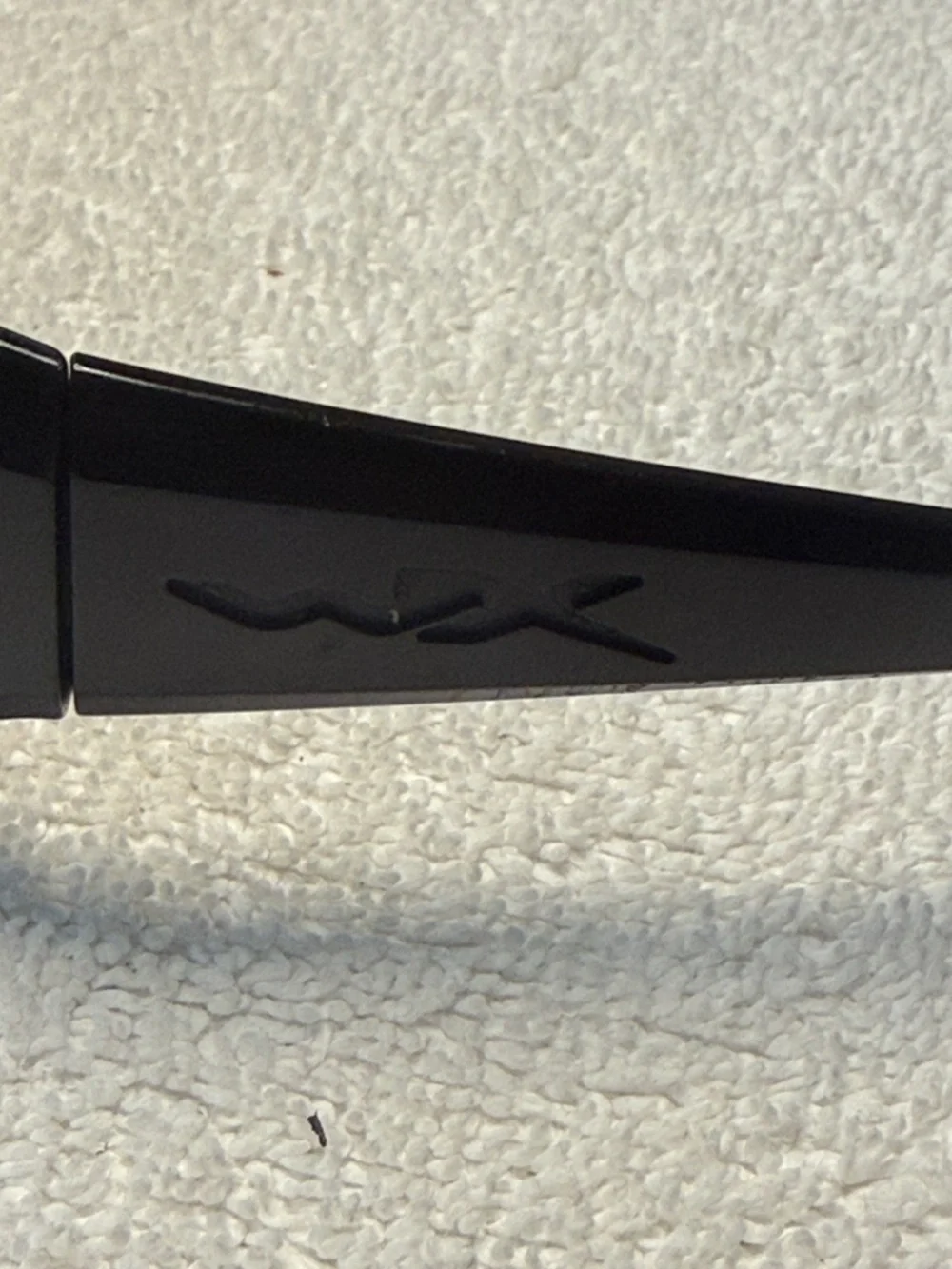 Wiley X Omega Black Tactical Wrap Sport Shock Designer Sunglasses